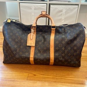 Louis Vuitton Monogram Keep All Bandouliere Bag